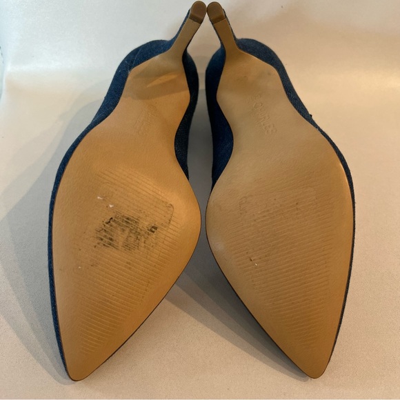 Charles by Charles David Blue Denim Heels Size 6.5 - Picture 7 of 9